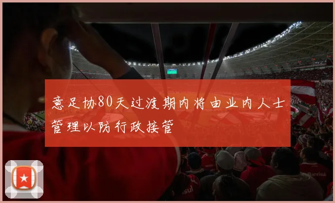 意足协80天过渡期内将由业内人士管理以防行政接管